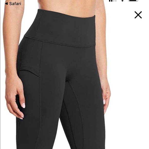 EUC baleaf black leggings with pockets - Picture 3 of 10